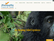 Tablet Screenshot of adventureugandasafaris.com